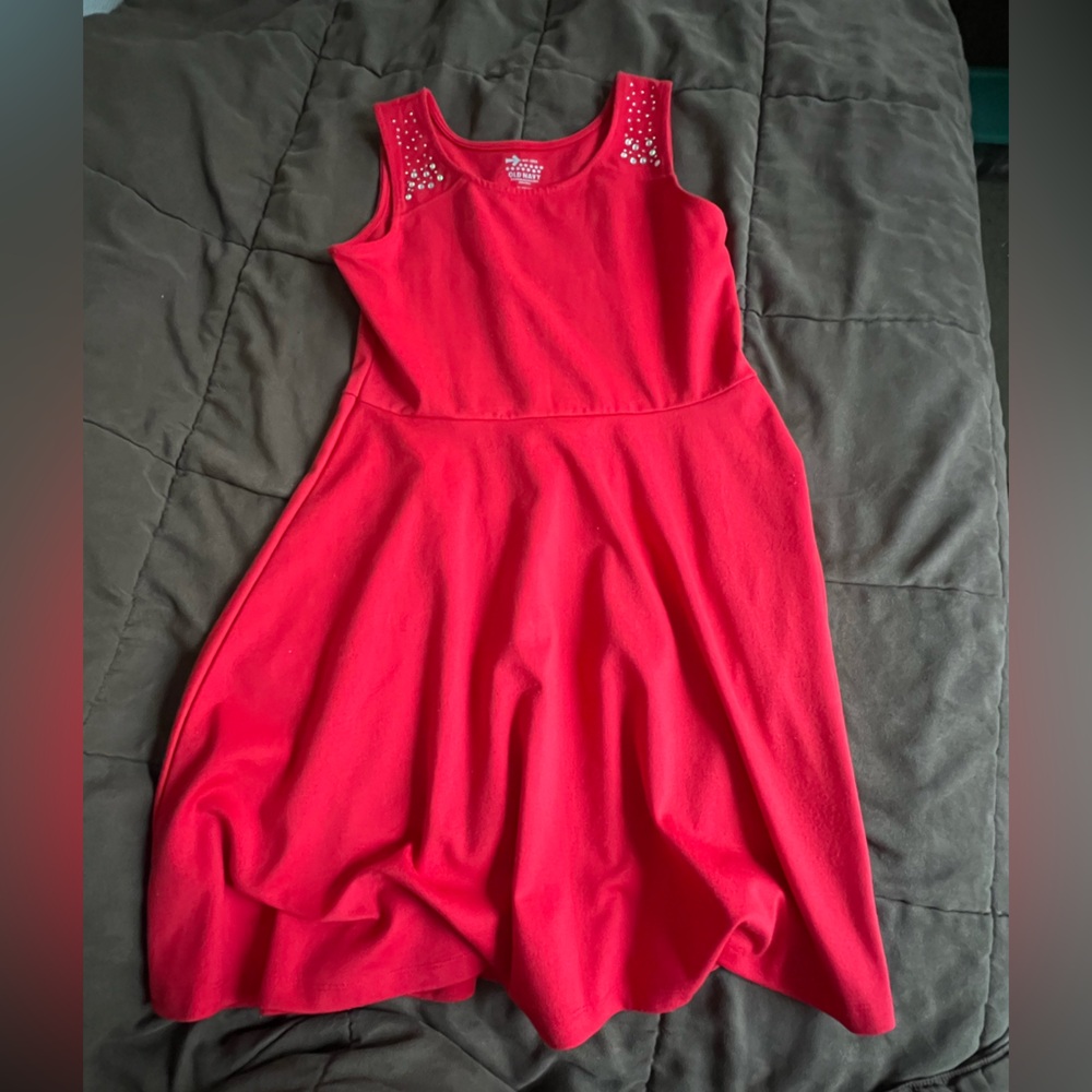 Old Navy Red Kids Dress XL 14